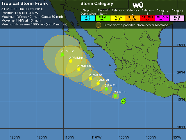 Atención México: tormenta tropical