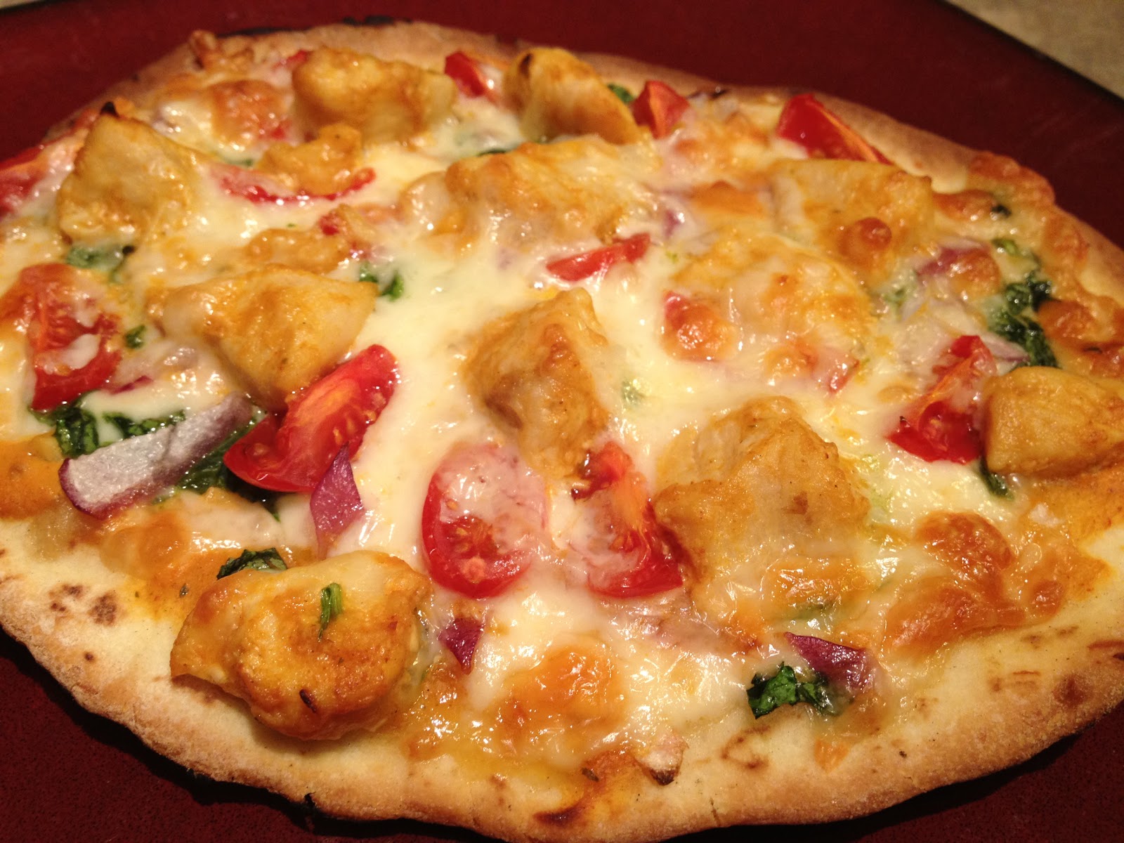 Addicted to Recipes Butter Chicken Pizza VH Excite Your Dinner Giveaway