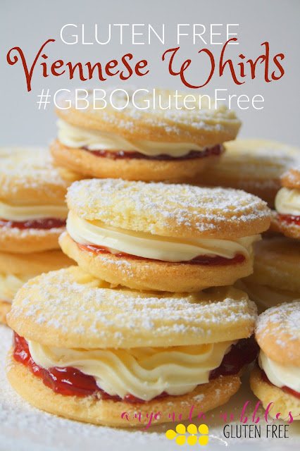 Gluten Free Viennese Whirl Biscuits - #GBBOGlutenFree | Anyonita Nibbles