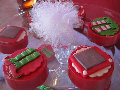 Elf Party, Christmas Party, Fizzy Party, Chocolate Covered Oreo's, Kima's Konfections 