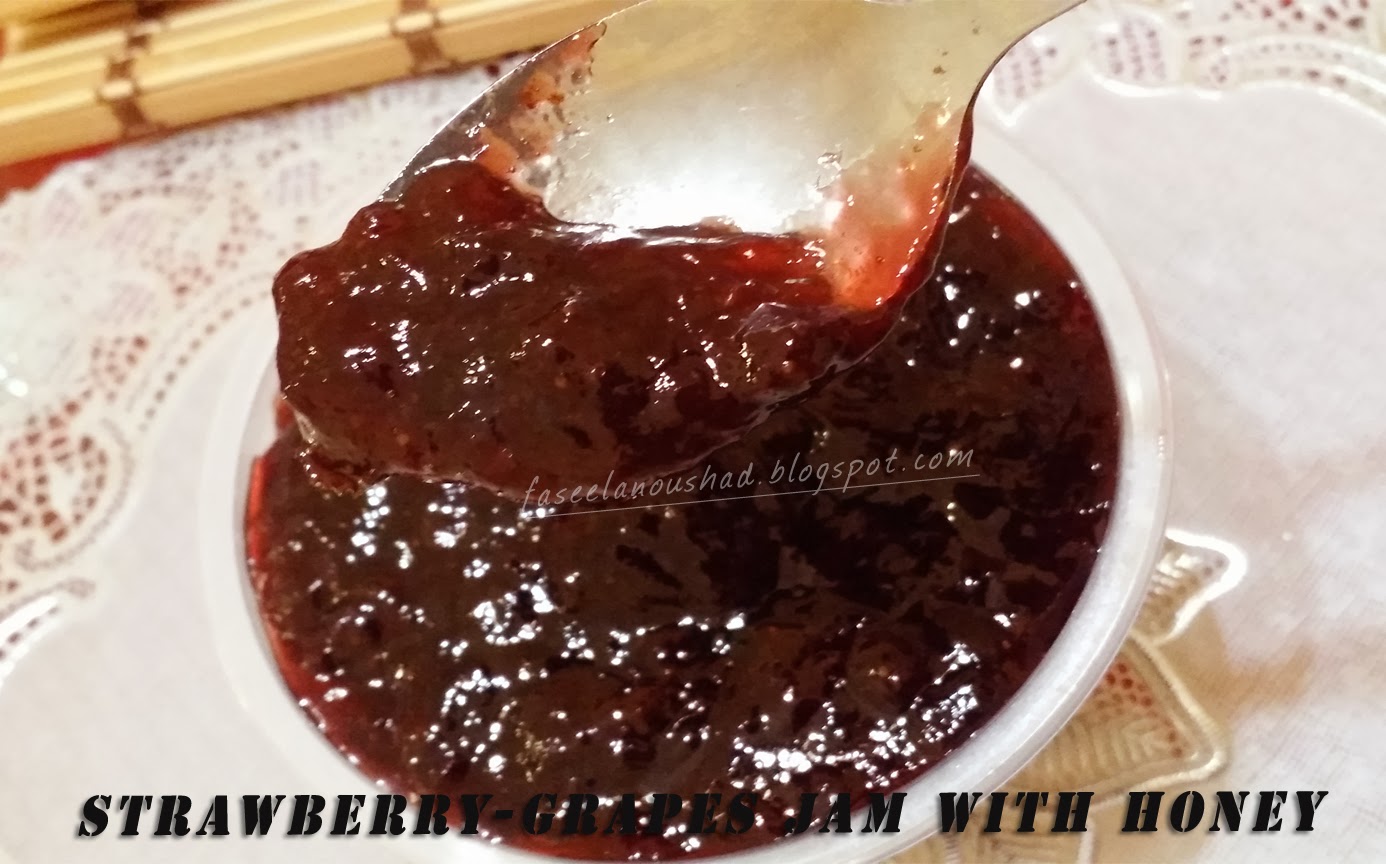 GOOD FOOD ENDS WITH GOOD TALK StrawberryGrapes Jam With Honey