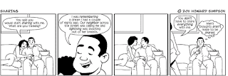 Comic Strip about sharing between man and woman