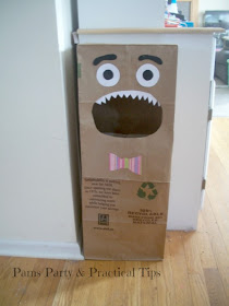 Recycle Monsters for Earth Day, kids crafts 