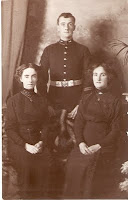 A soldier & his sisters