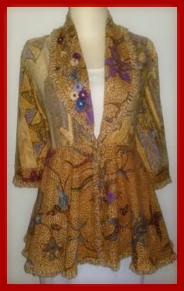 Enam update model blazer  batik  wanita modern