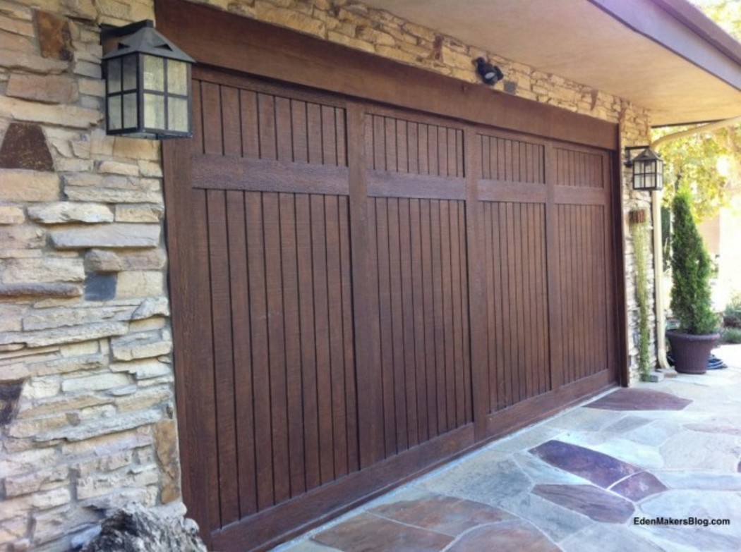 GARAGE DOOR MAKEOVER IDEAS GARRDENOFLOVE