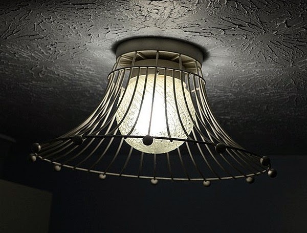 Retro industrial ceiling lamps