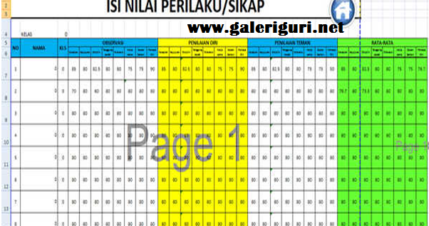 Contoh Deskripsi Nilai Sikap Contoh Fair
