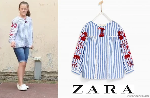 Princess Isabella wore Zara Shirt