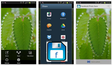 تطبيق مجانى للاندرويد لتحميل وتخزين الصور من الفيس بوك Facebook Photo Download & Save.apk1.8
