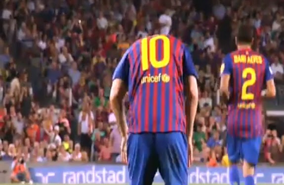 Lionel Messi dedicates goal to disabled 10-year-old boy | inside World ...