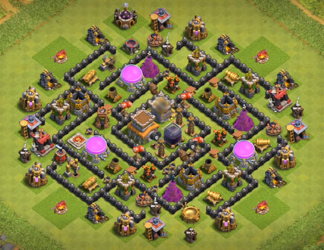 coc th8 farming base coc th8 farming base