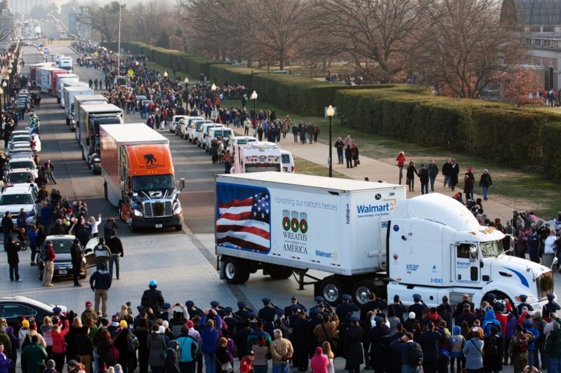 Wounded Times Wreaths Across America Heading to Arlington
