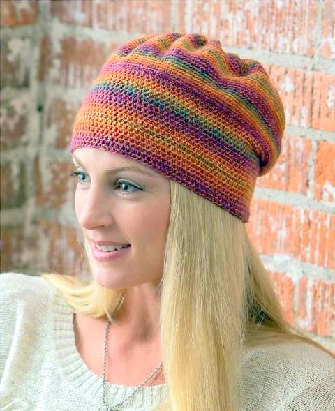Colorful hat Crochet pattern