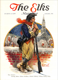 Cover by Paul Stahr for The Elks magazine 1925 January
