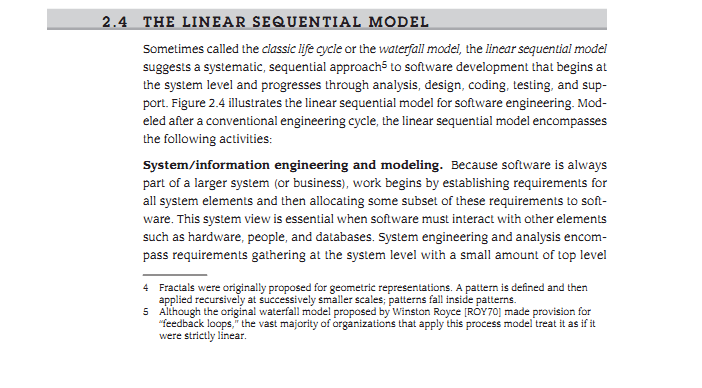 Library: THE LINEAR SEQUENTIAL MODEL