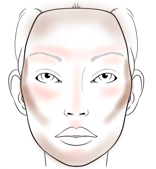 Скульптурирование лица схема. Фейс чарт контуринг. Лицо для отработки макияжа. Контуринг для трапециевидного лица. Схема скульптурирования носа.