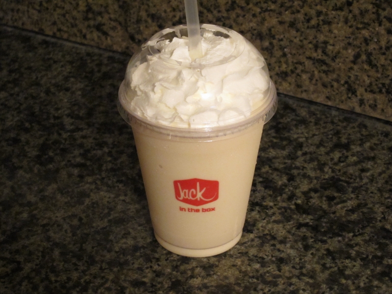 Review Jack in the Box Bacon Shake Brand Eating