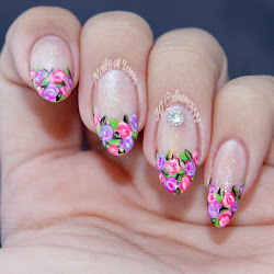 tip french tutorial floral nails squeezed quite actually before they today
