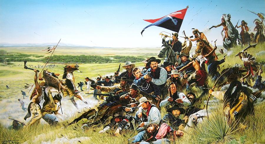 Image result for George A. Custer and the 7th Cavalry