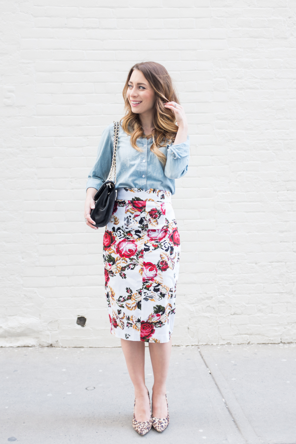 OOTD - Rachel Sin Floral Pencil Skirt | La Petite Noob | A Toronto ...