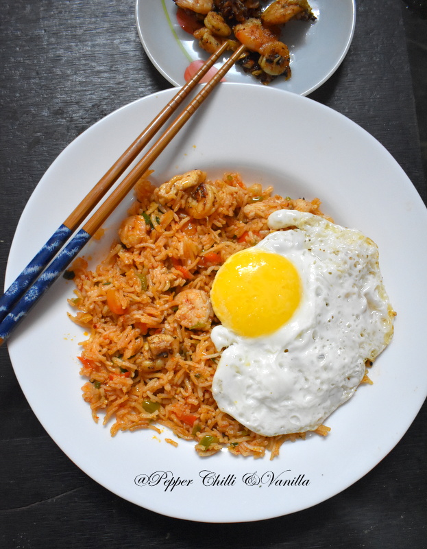 Mixed Fried Rice /Restaurant style Mixed Fried Rice Recipe | Pepper