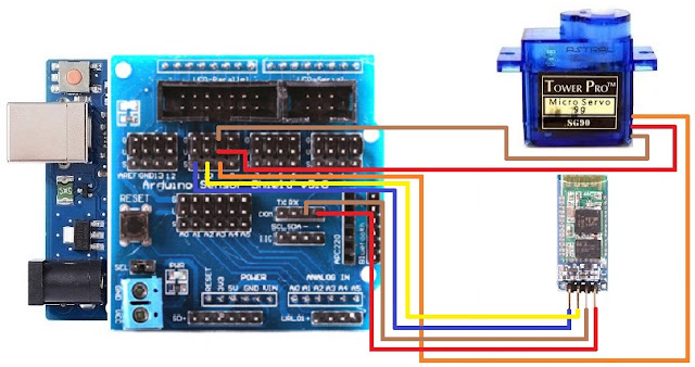 Cableado%2Bm%25C3%25B3dulo%2BHC-06%2Bcon%2BServomotor%2By%2BSensor%2BShield.jpg