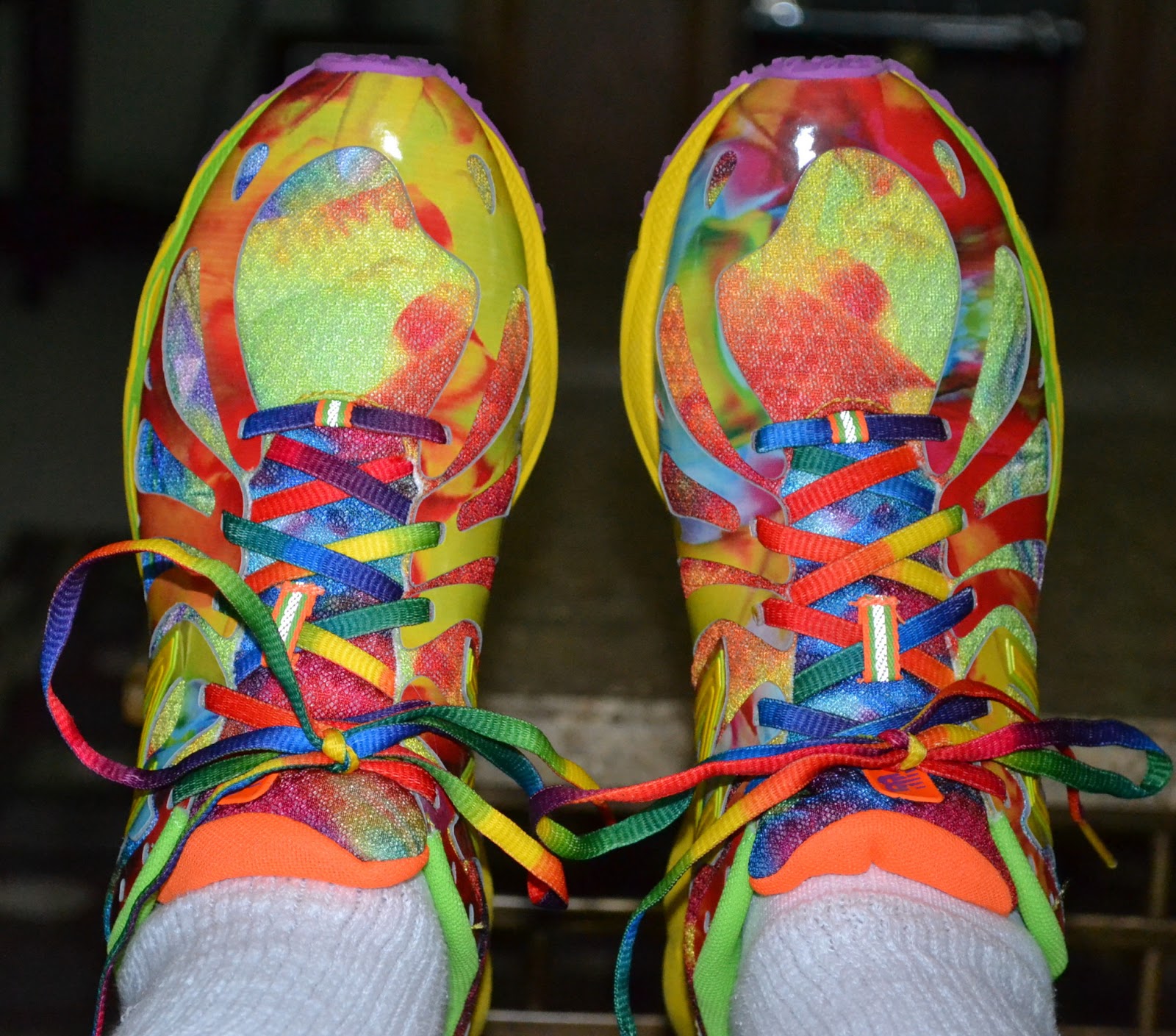 Barb's Cats and Quilts New TieDyed Shoes