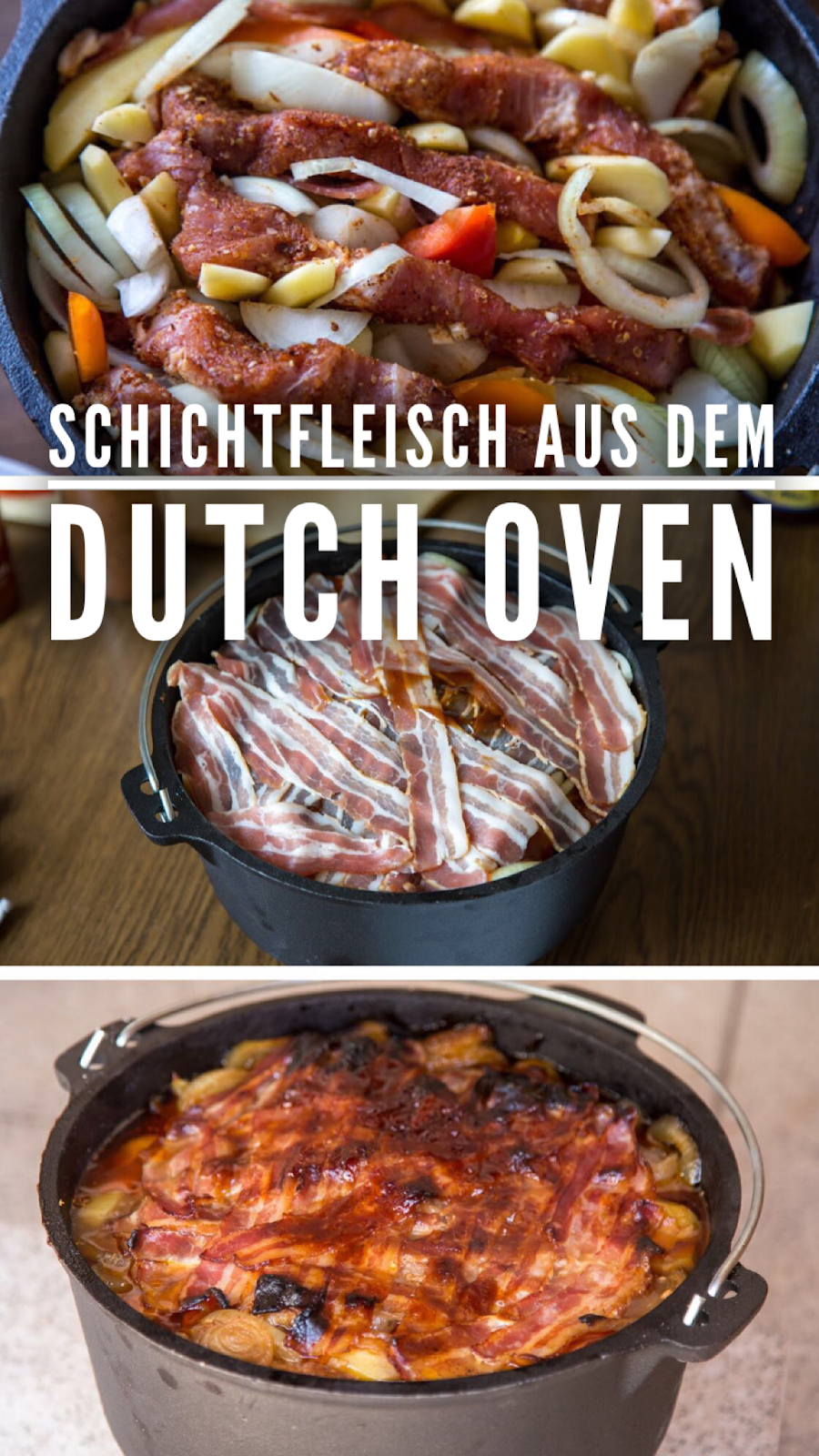 Outdoor Kitchen 05 Schichtfleisch aus dem Dutch Oven