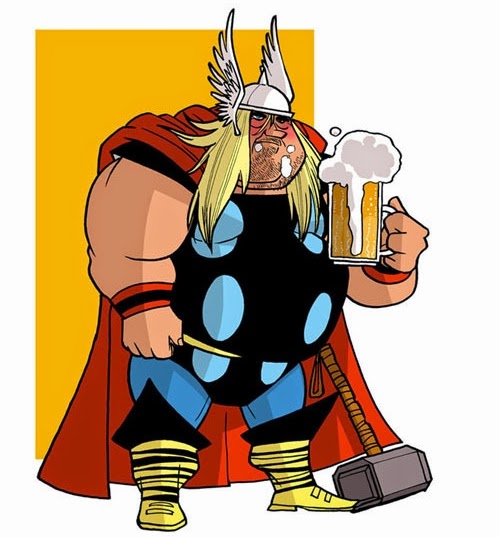 17-Thor-Donald-Soffritti-Cartoon-Cartoonist-Superheroes-in-Old-Age-www-designstack-co