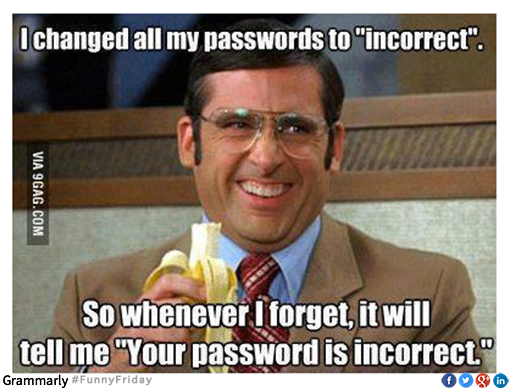 Follow My Bliss: What's My Password?
