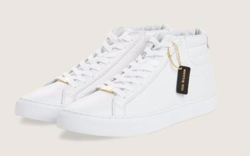 true religion high top sneakers