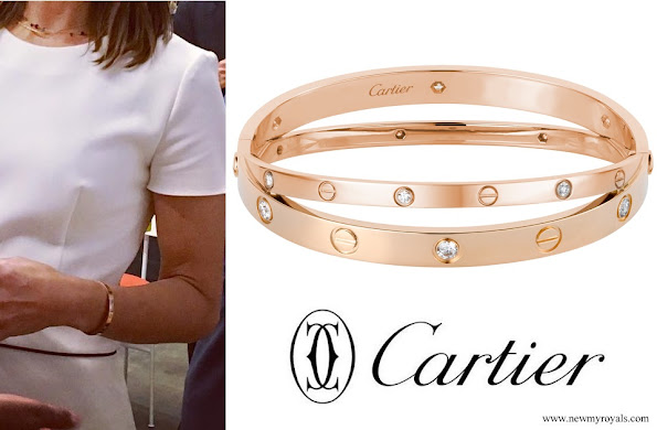Crown Princess Mary Cartier Love Diamond Bracelet