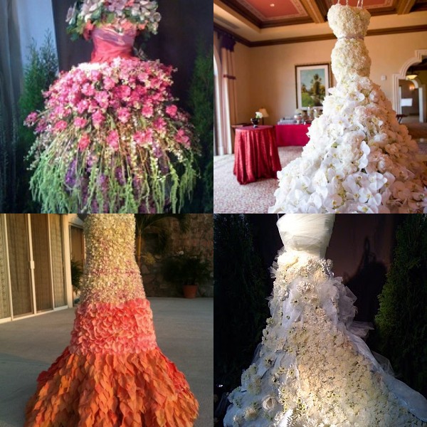 www.WEDDINGCANDYNOW: Fantasy Floral Wedding Dresses