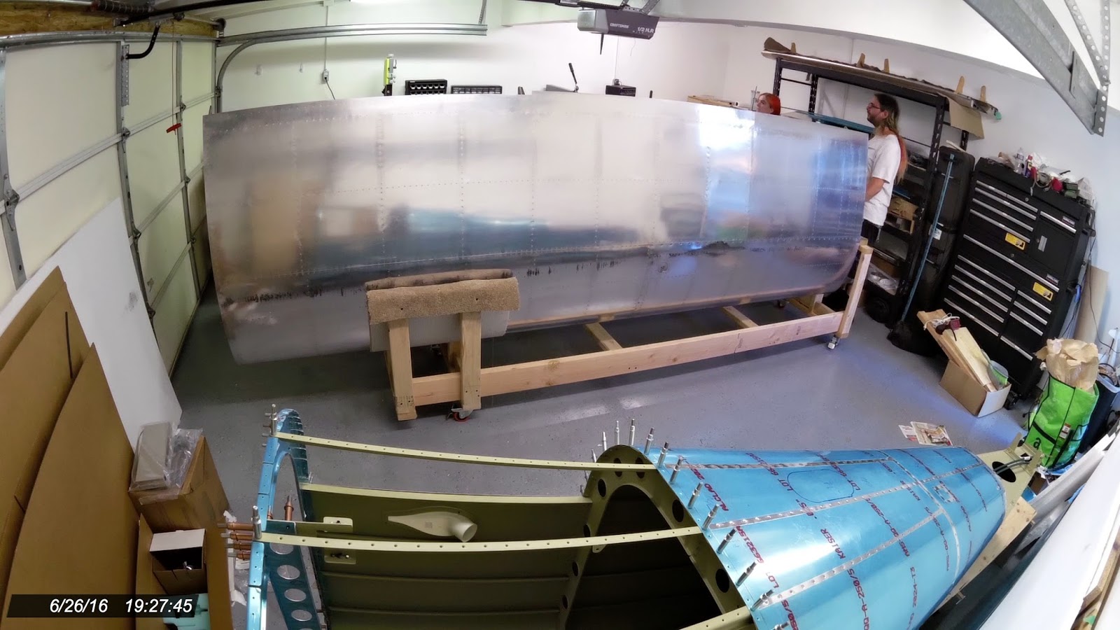 Damazio family's RV10 project June 2016