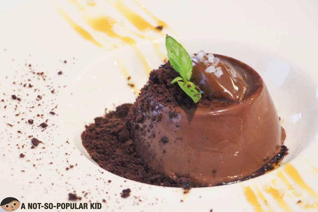 Pure chocolate goodness -- Dark Chocolate Panna Cotta of Il Ponticello