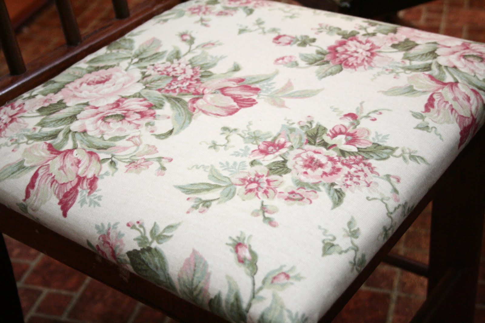 Memories In The Making & Baking! Reupholstering chairs