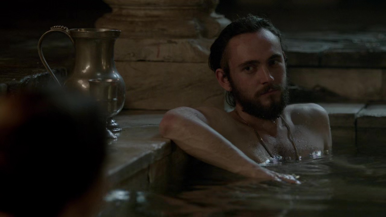 George Blagden nude in Vikings 3-03 "Warrior's Fate.