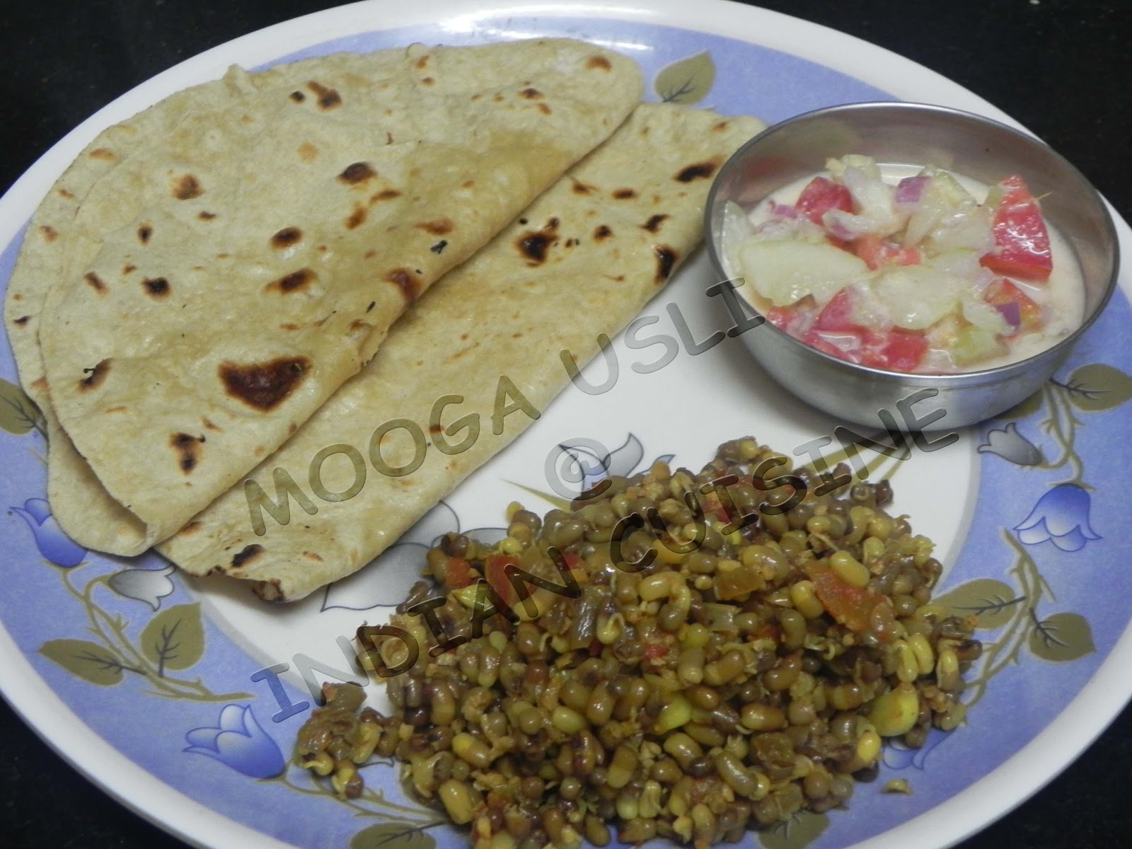 Green Moong Daal Dry Curry Mooga Usli Moong Sprout Ki Sabji