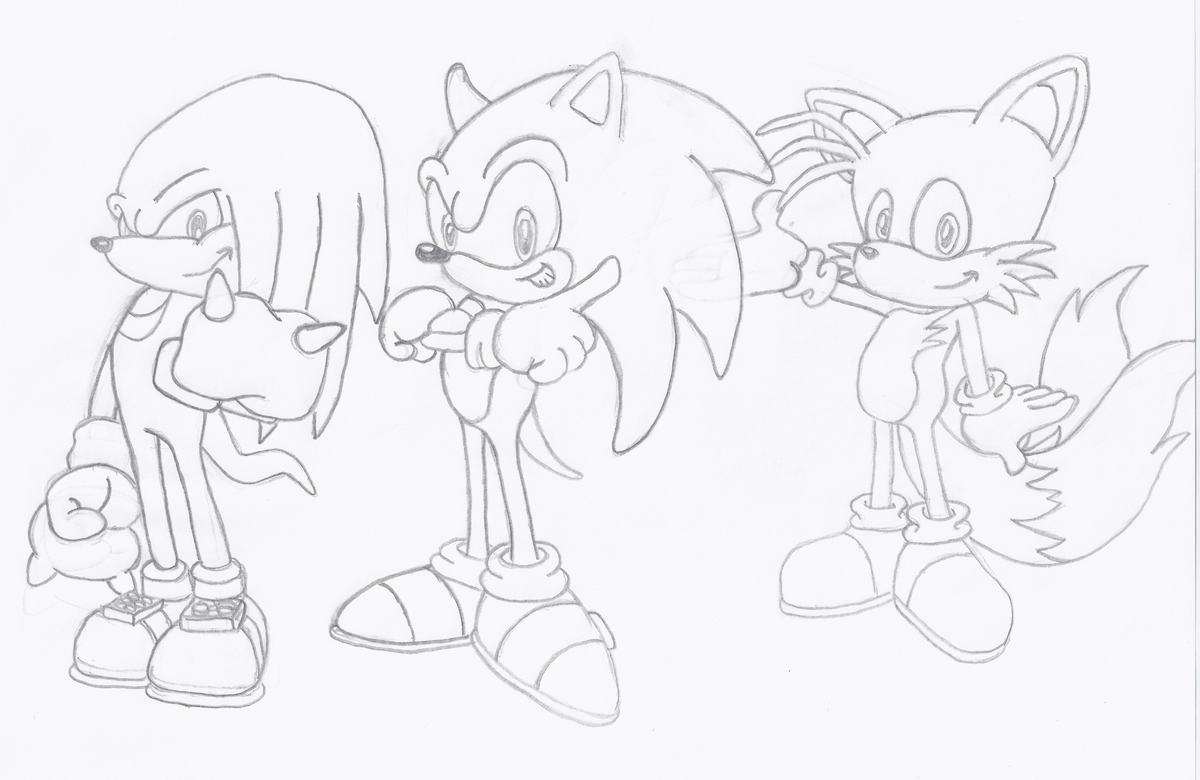Sonic Facil De Dibujar Imagui
