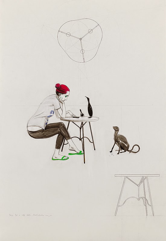 Charles Avery, contemporary drawing
