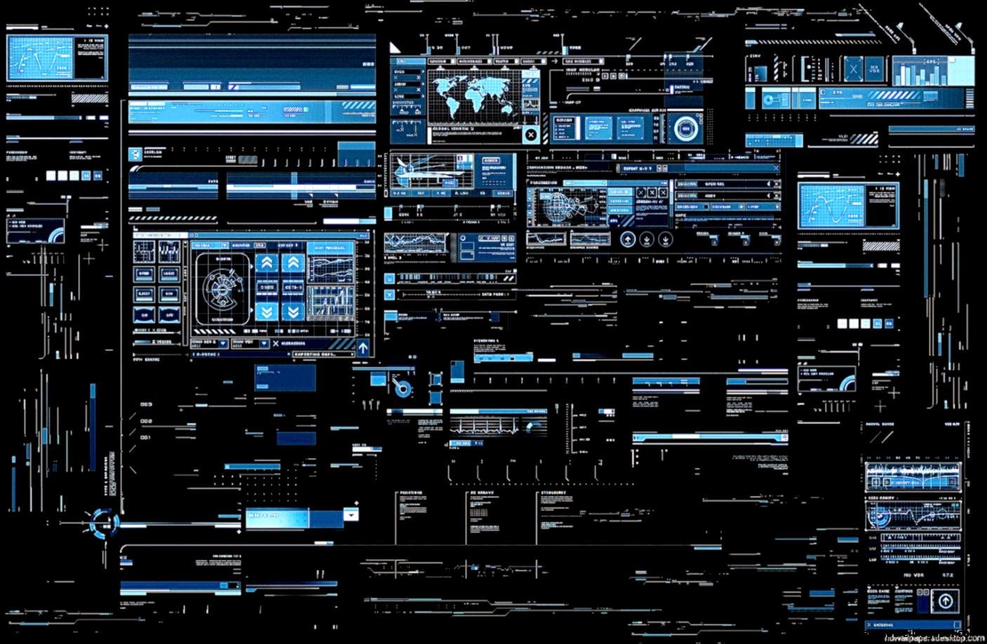 Blue Wallpaper 1920X1200 Desktop