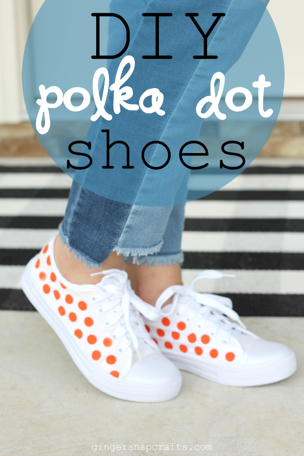 Ginger Snap Crafts: DIY Polka Dot Shoes with the Cricut Easypress Mini