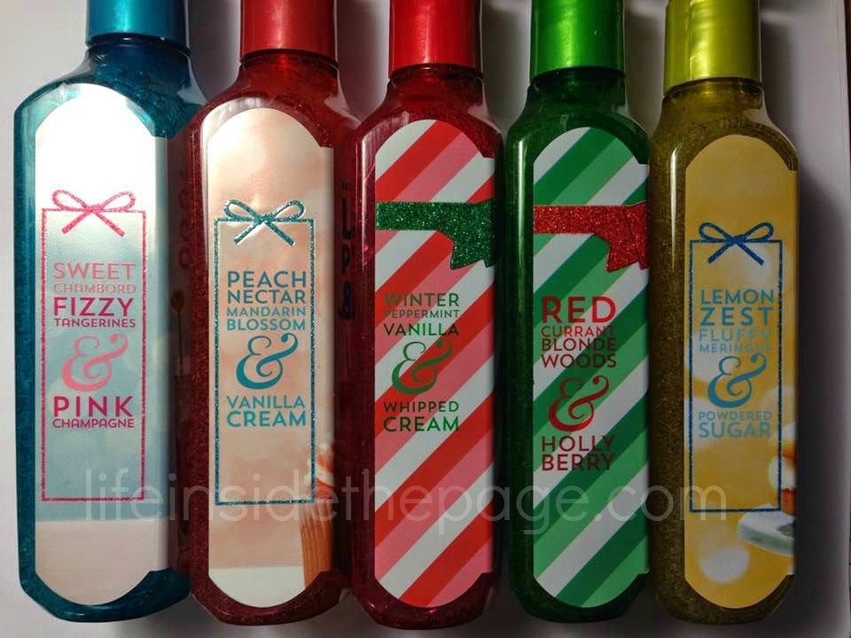 Life Inside the Page Bath & Body Works Close ups of purchases