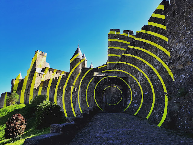 Carcassonne castle art work