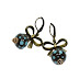 My lovely spotty glass bead earrings