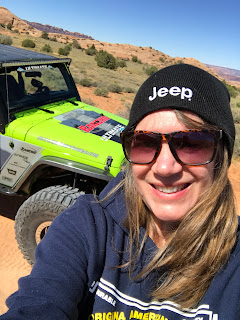 Jeep Momma Off Roading in a lifted Jeep 