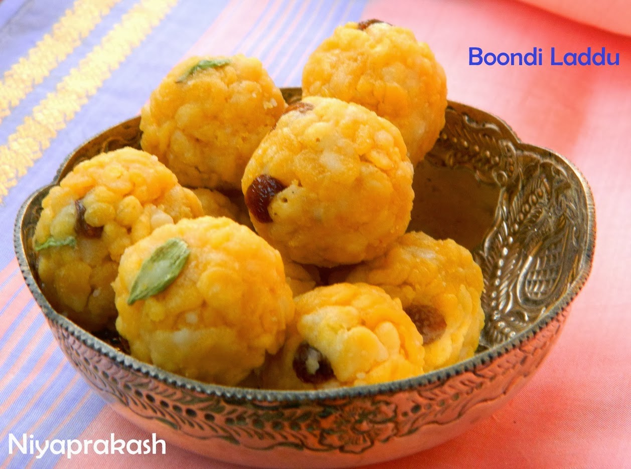 Niya's World: Boondi Ladoo