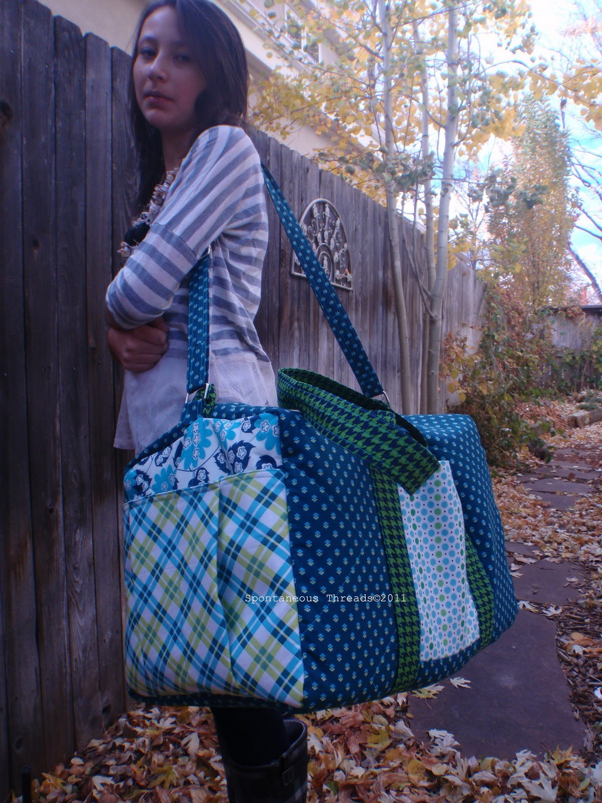 Spontaneous Threads: An overnight bag that turned into a weekender…..