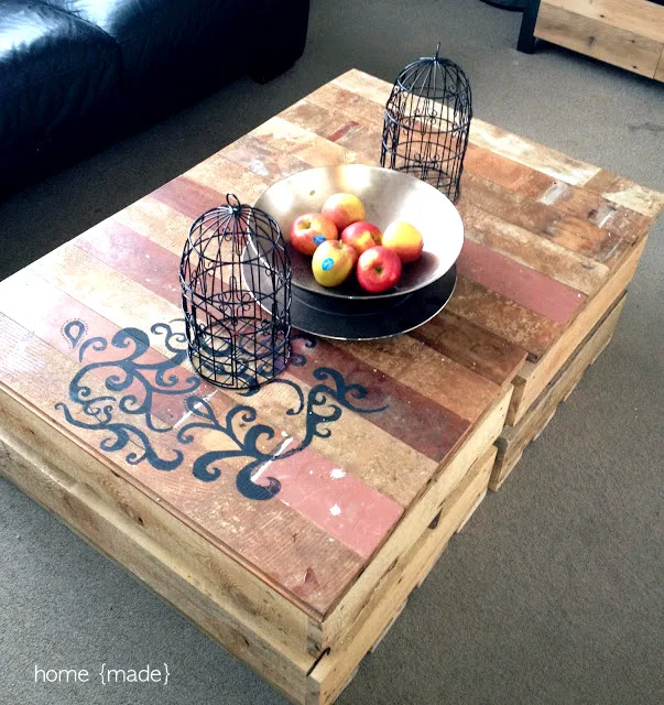 Crate coffee tables by Home Made via I Love That Junk